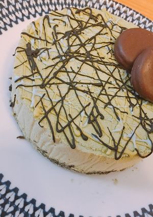 ❄︎濃厚❤️抹茶のレアチーズケーキ❄︎-レシピのメイン写真