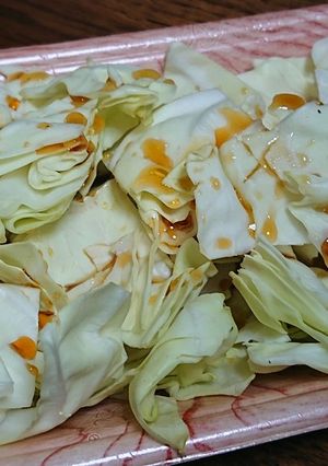 キャベツの酢醤油ドレッシング和え-レシピのメイン写真