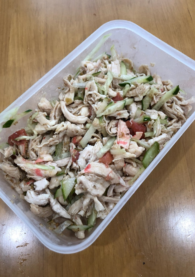 ささみの梅和え-レシピのメイン写真