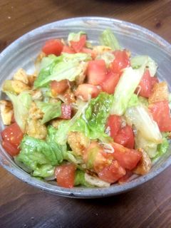 薄上げ&ちりめんじゃこ入りレタスサラダ-レシピのメイン写真