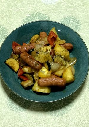 ズッキーニの和風カレーソテー♡-レシピのメイン写真