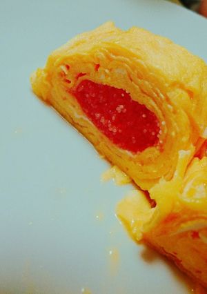 辛子明太子入りだし巻き玉子-レシピのメイン写真