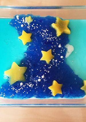 天の川のケーキ-レシピのメイン写真