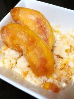 さっぱり*桃のフローズンヨーグルトアイス-レシピのメイン写真
