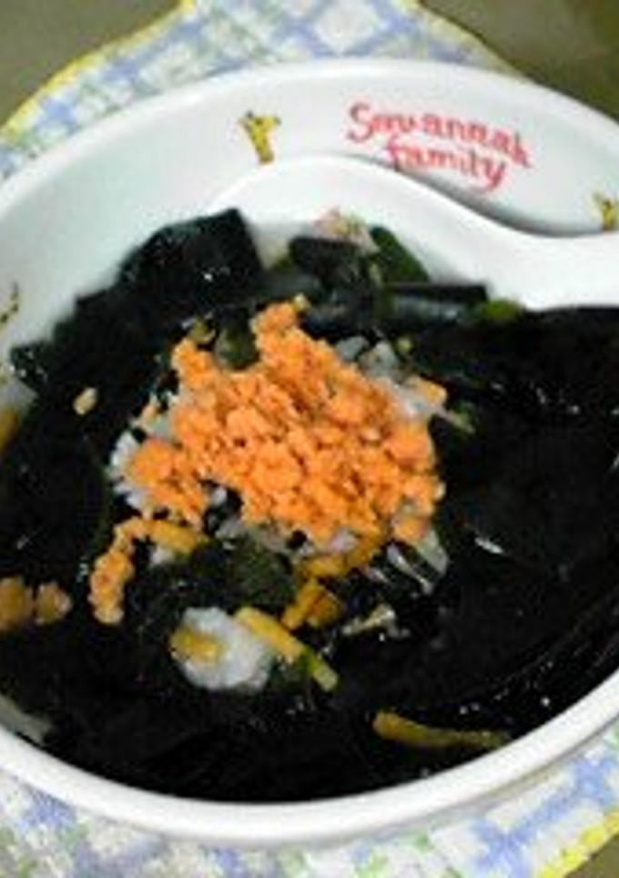 ★ワカメのお茶漬け★-レシピのメイン写真