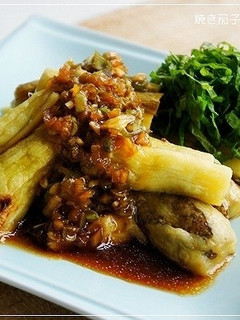 タレが美味い! 焼き茄子の薬味醤油ダレ-レシピのメイン写真