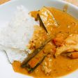 骨つき鶏肉となすのマイルドカレー