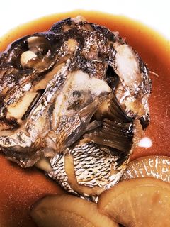 簡単絶品♡鯛のあらで煮付け♡-レシピのメイン写真