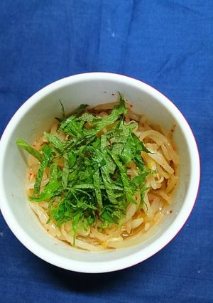 もやしのナムル！大葉がおいしい-レシピのメイン写真