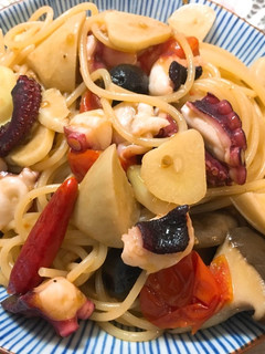 タコのパスタ-レシピのメイン写真