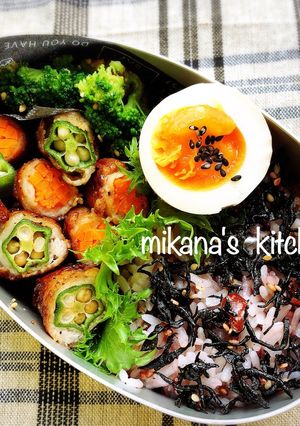 女子高生のテリテリ肉巻き弁当♪♪-レシピのメイン写真