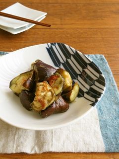 レンジで3分☆簡単◎なすのおかか生姜和え-レシピのメイン写真
