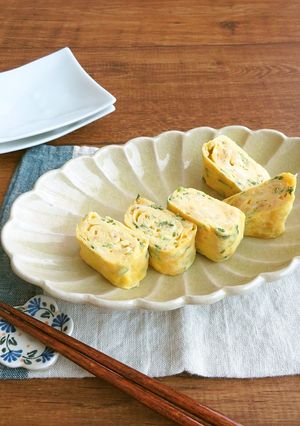 天かすとねぎのだし巻き卵☆お弁当にも♪-レシピのメイン写真
