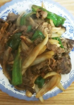 膵炎＆肝機能に優しい牛肉と野菜の黒酢炒め-レシピのメイン写真