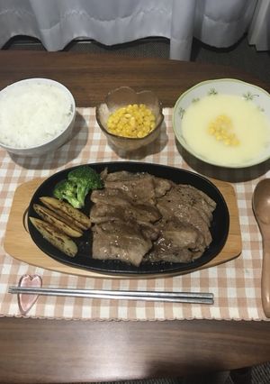 1人暮らし向け！牛肩肉の焼肉-レシピのメイン写真