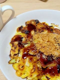 キャベツたっぷりお好み焼き-レシピのメイン写真