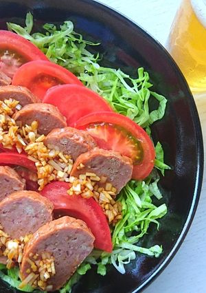 ミートローフの香味だれサラダ-レシピのメイン写真