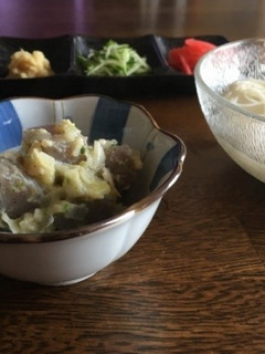 【行事食】8月お盆こんにゃくの味噌炒め-レシピのメイン写真