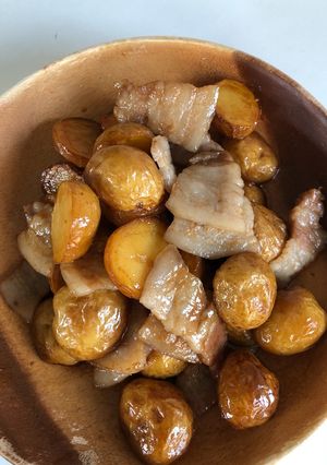 じゃがいもと豚バラの甘じょっぱ炒め-レシピのメイン写真
