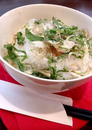 冷やし素麺カルボナーラ-レシピのメイン写真