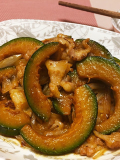 かぼちゃと豚肉の☆オイスターソース炒め-レシピのメイン写真