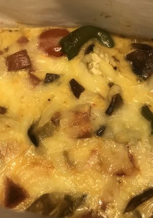 オーブンで焼くスパニッシュオムレツ-レシピのメイン写真