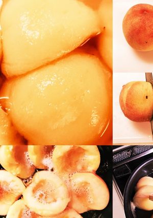 簡単美味しい桃のコンポート〜ももの缶詰〜-レシピのメイン写真