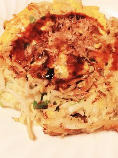 流水麺と山芋でフワフワお好み焼き-レシピのメイン写真