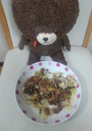 牛肉の袋野菜の炒め-レシピのメイン写真