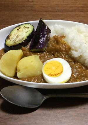 雑な男料理:夏野菜のカレーライス②-レシピのメイン写真