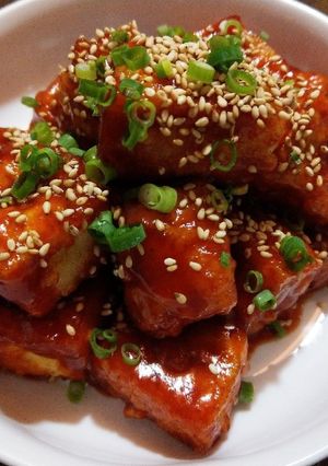 ヤンニョム揚げ豆腐-レシピのメイン写真