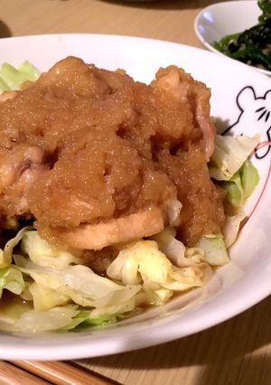 鶏もも肉のみぞれ煮-レシピのメイン写真