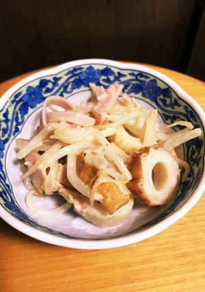 ちくわとハムともやしのマヨ炒め-レシピのメイン写真