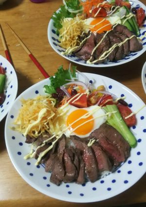 ローストビーフ丼-レシピのメイン写真