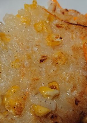とうもろこしと玉ねぎのあげ焼き-レシピのメイン写真