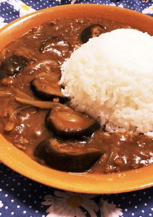 なすと挽肉のコクうま喫茶店カレー-レシピのメイン写真