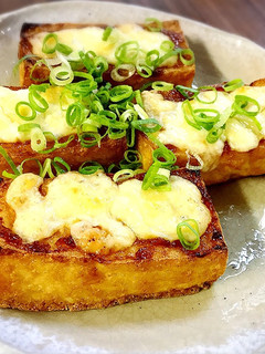 簡単!厚揚げのオイマヨチーズ!-レシピのメイン写真