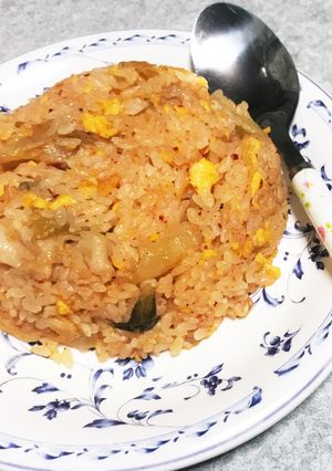簡単パラパラ☆豚キムチチャーハン-レシピのメイン写真
