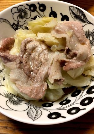 簡単！！豚肉とキャベツの重ね煮-レシピのメイン写真