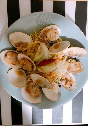 ハマグリバターのパスタ-レシピのメイン写真