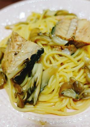 サバの水煮缶パスタ-レシピのメイン写真