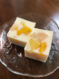 フルーツたっぷり☆豆乳寒天-レシピのメイン写真