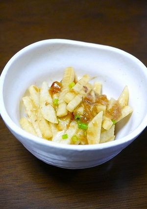 簡単！長いもの梅和え☆オリーブ風味-レシピのメイン写真