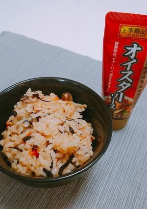 オイスターソースde炊き込みご飯-レシピのメイン写真
