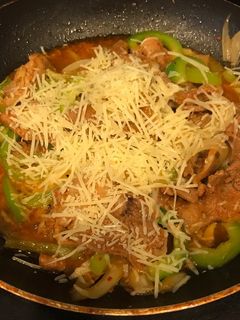 味付け肉のチーズ野菜炒め-レシピのメイン写真