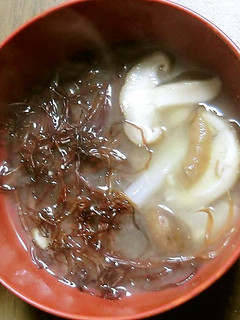 干しふのり・大根・シイタケのお味噌汁-レシピのメイン写真
