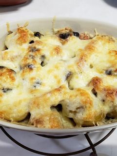 ジャガイモとなすのベーコンチーズ焼き-レシピのメイン写真