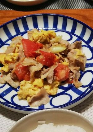 ☆豚肉とトマトと卵の炒め物☆-レシピのメイン写真