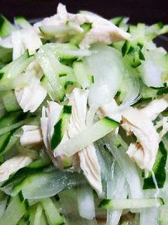 鶏肉入り玉ねぎサラダ-レシピのメイン写真