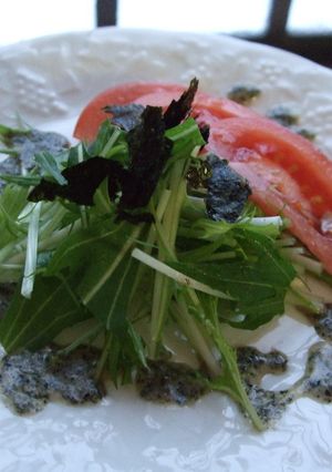 焼き海苔で 和風ドレッシング-レシピのメイン写真